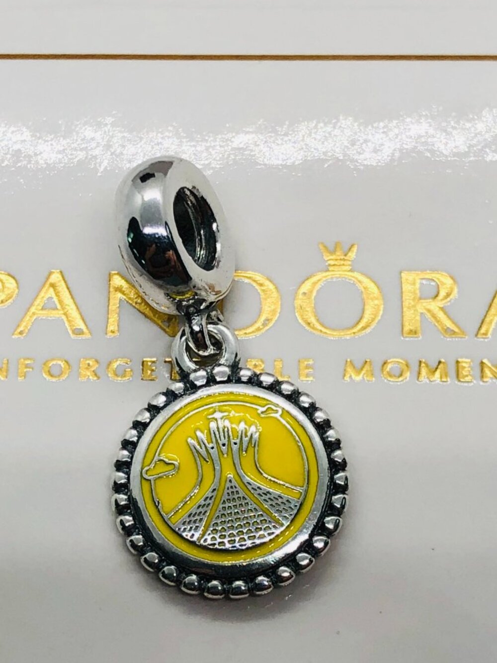 Pandora Brazil charm/ Catedral de Brasilia Dangle charm S925 Silver with box